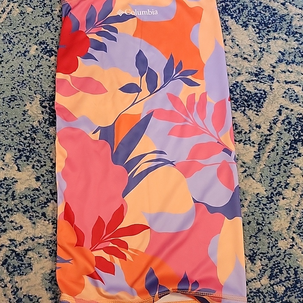 Columbia floral neck gaiter